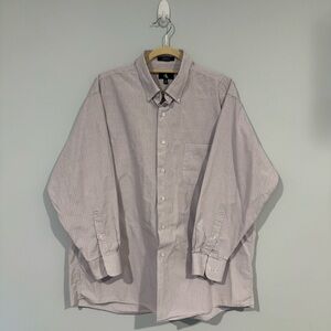 Calvin Klein Gray Checkered Button Down Shirt